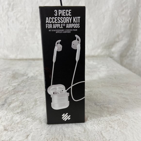 Tech Theory 3 Piece Accessory Kit for Apple Airpods White Color - Picture 5 of 5